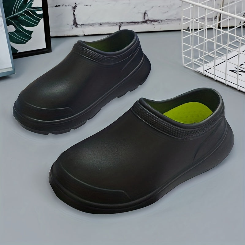 Men's Waterproof Chef Clogs Non-Slip Work Shoes