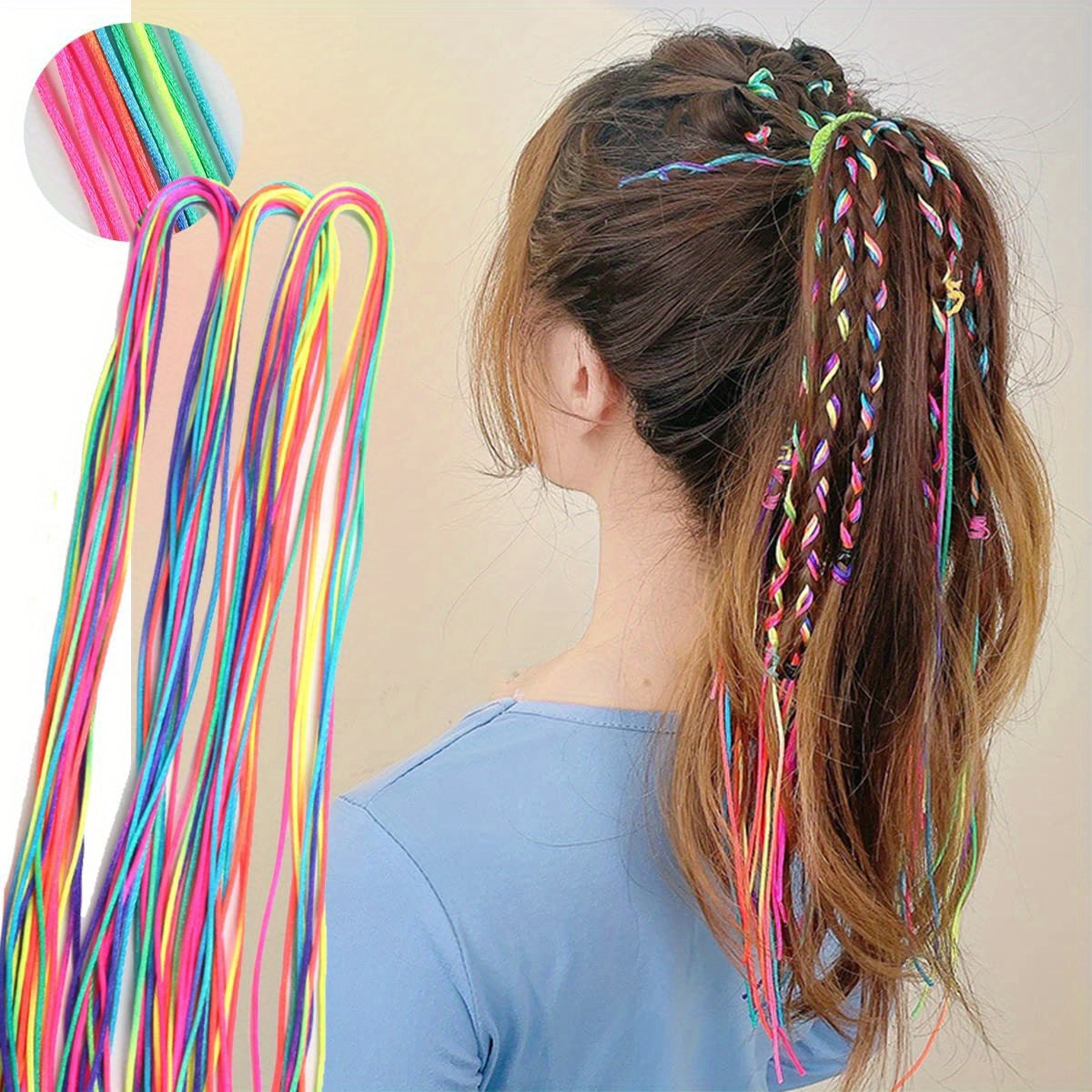 10pcs Colorful Hair Ties for Girls Kids