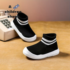Baby Boys Slip On Sock Shoes Breathable Non Slip Walking Shoes