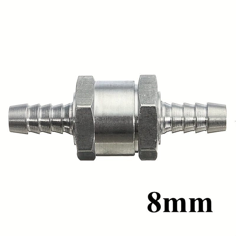 1pc 6-16mm Aluminium Alloy Fuel Non Check Valve One Way Fit Carburettor