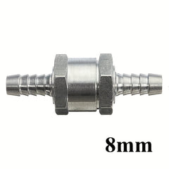 1pc 6-16mm Aluminium Alloy Fuel Non Check Valve One Way Fit Carburettor