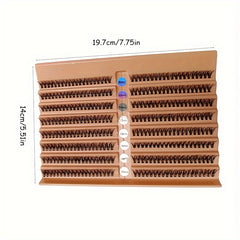 Natural Look Lash Clusters Wispy D Curl Eyelash Extension 16mm