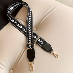 Arrow Pattern Bag Strap Wide Adjustable Replaceable Travel Accessories