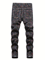 Boys Stripes Jeans Denim Pants Street Hip Hop Style