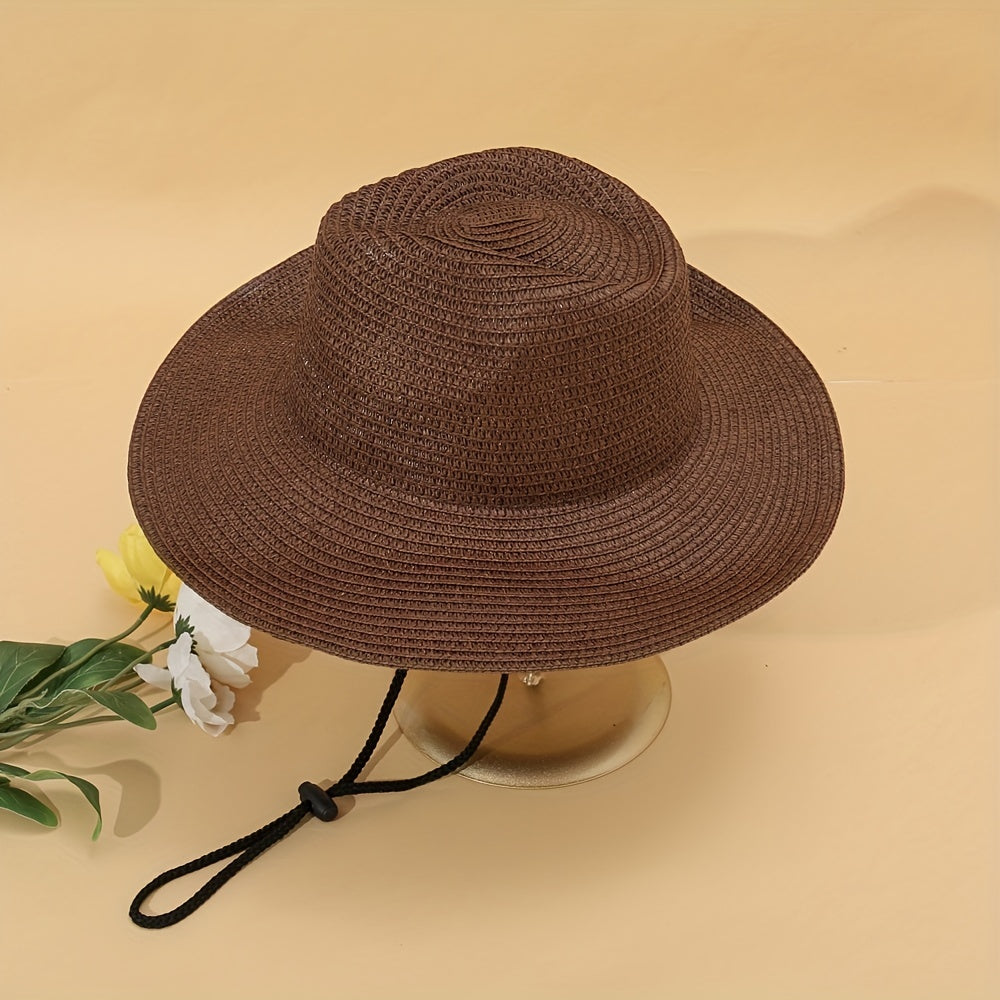 Grass Paper Sunshade Men's Straw Hat