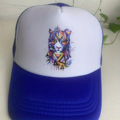 Unisex Cat Series Embroidered Baseball Cap for Outdoor Sport