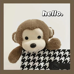 Monkey Plush Toy 1pc Cute Soft Doll Forest Animal Series for Holidays