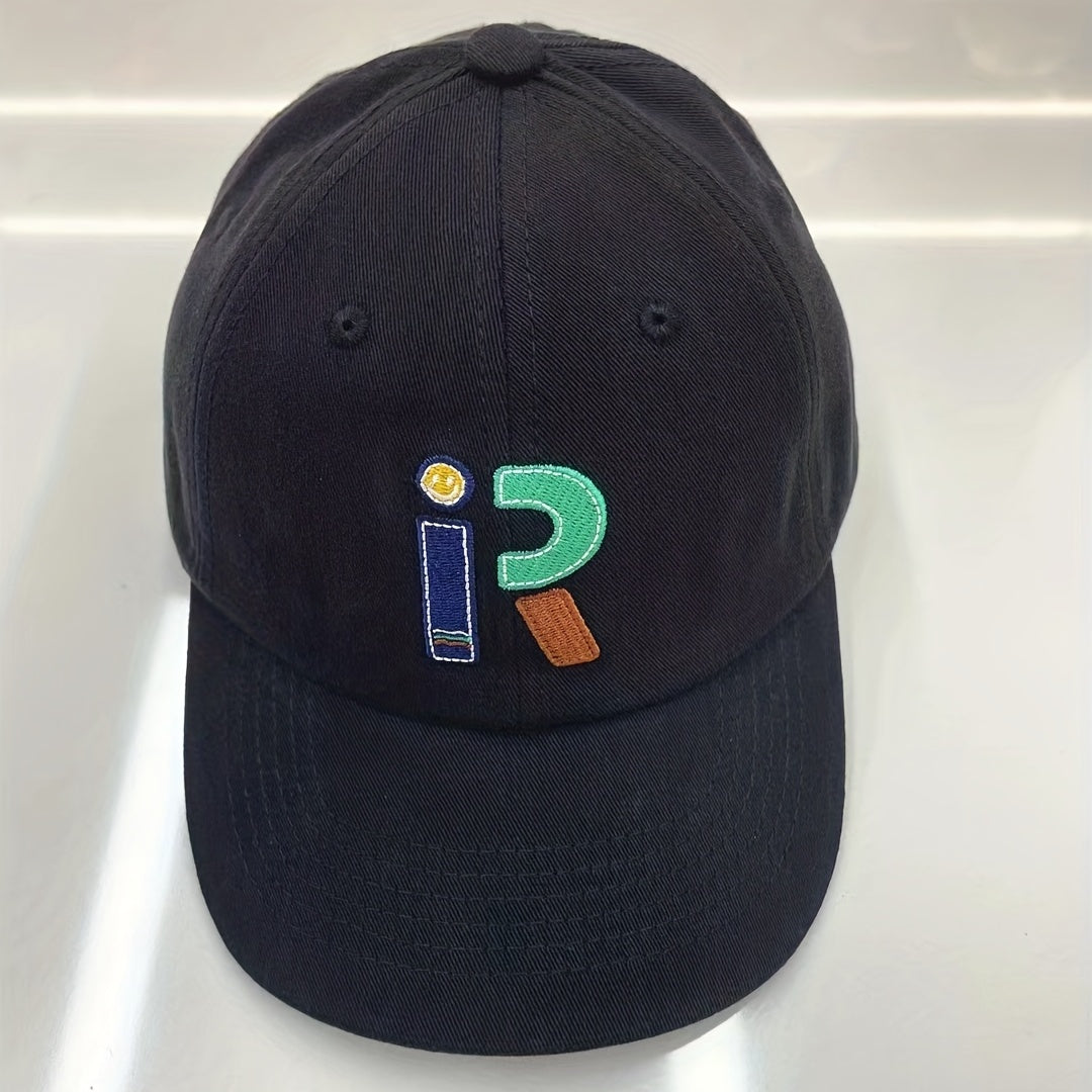 Unisex Breathable Wide-brimmed Baseball Cap With Letter Embroidery
