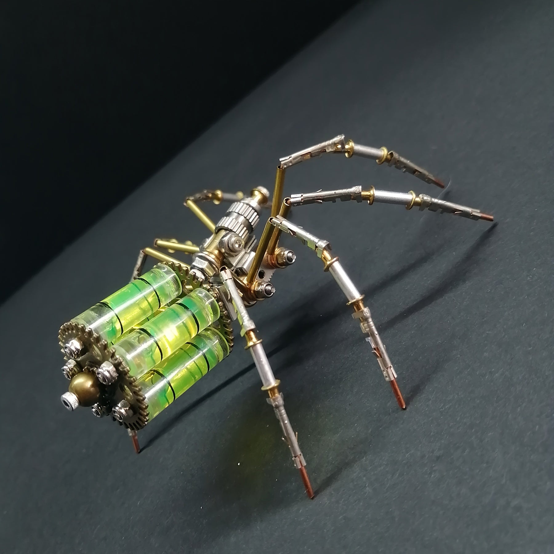 3D Metal Spider Puzzle Model Kit DIY Steampunk Mechanical Assembly Toy