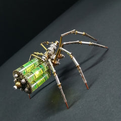 3D Metal Spider Puzzle Model Kit DIY Steampunk Mechanical Assembly Toy