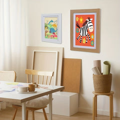 A4 Children's Art Frame Front Opening 3D Picture Display