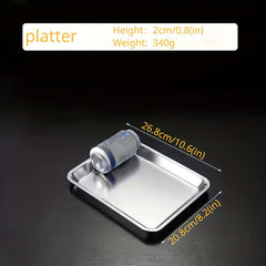 Stainless Steel Serving Tray for Parties and Desserts