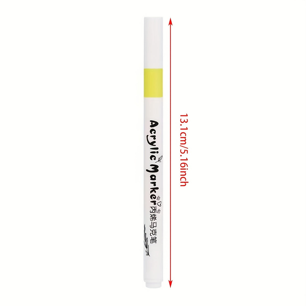 Acrylic Marker Pen Set Box Of 12 Colors