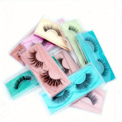 PairS 3D False Eyelashes Fluffy Thick Curling False Lashes