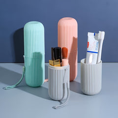 Camping Toothbrush Set Portable with Storage Box