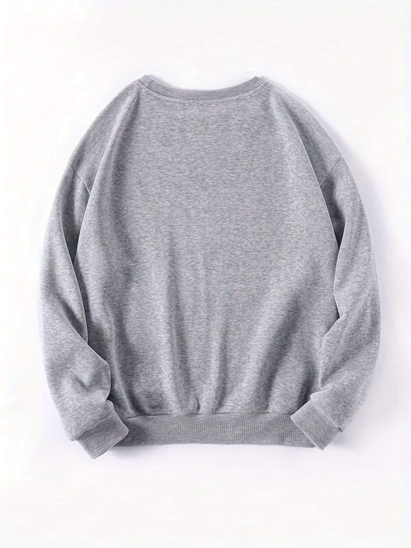 Letter Print Pullover Sweatshirt Casual Long Sleeve Crew Neck Sweatshirt