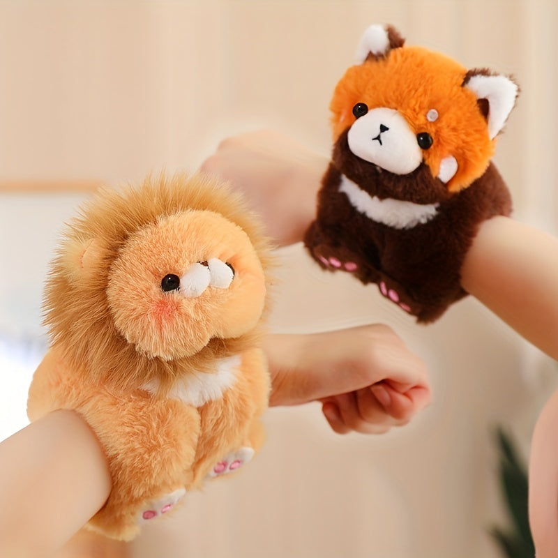 Slap Bracelet Stuffed Animal Raccoon Plush Toy
