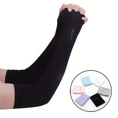 Sunscreen Ice Sleeves Gloves for Outdoor Riding Driving
