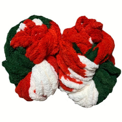 2pcs Christmas Hat Fabric DIY Thread Extra Thick Wool Thread 245g