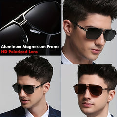 Vintage Polarized Sunglasses for Driving Fishing Biking