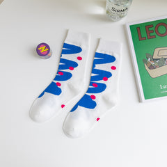 5 Pairs Women's Assorted Crew Socks