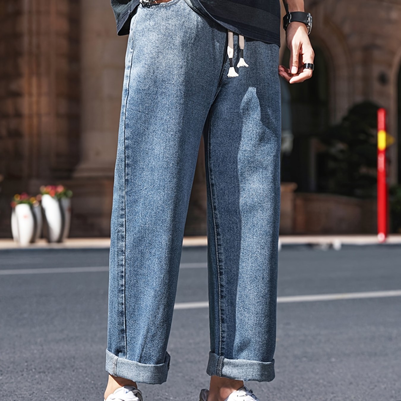 Men's Loose Fit Denim Jeans