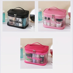 Transparent PVC Waterproof Makeup Bag Women's Travel Toiletry Bag