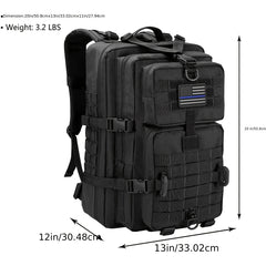 45L Tactical Backpack Men's Survival Large Capacity 3 Escape Bag