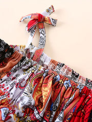 Baby Girl Ethnic Style Cami Top & Hairband Set