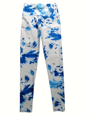 Tie Dye Print High Waist Yoga Legging Women's Activewear
