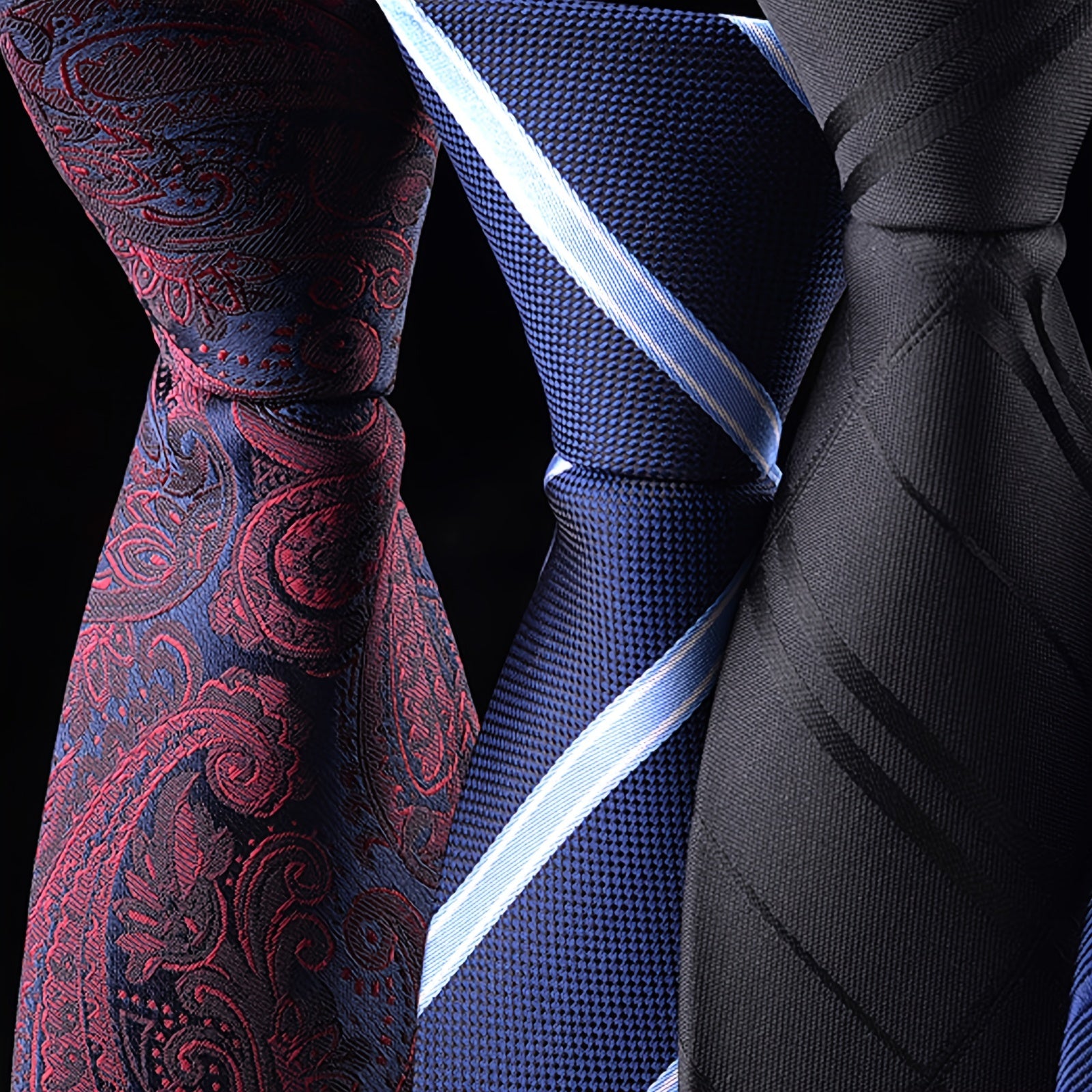 Men's Striped Narrow Tie 47 98x8 0cm