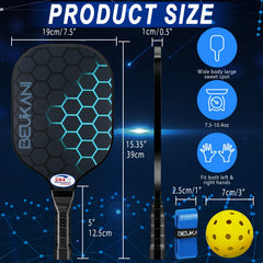 Pickleball Paddles Set Of 2 USAPA Approved Pickleball Set