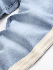 Classic Jeans Men's Stretch Denim Pants Spring Summer