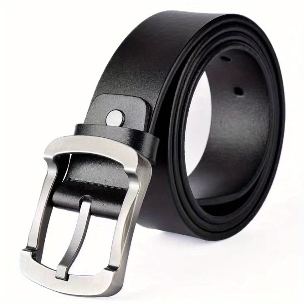 Antique PU Leather Retro Buckle Business Jeans Belt
