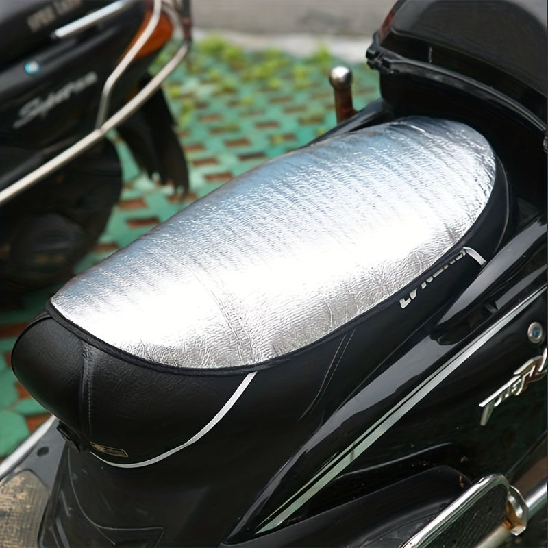 Waterproof Reflective Aluminum Foil Seat Cover for Motorcycle