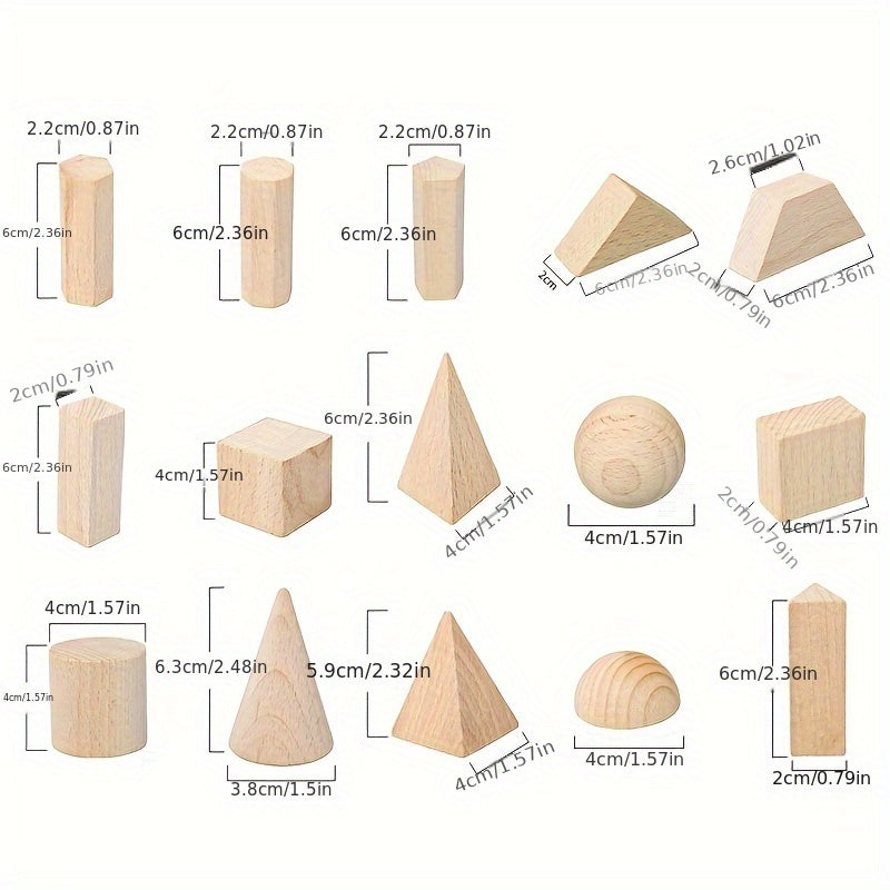 Geometric Shape & 3D Model Toys for Kids