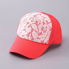 Floral Print Baseball Cap Women Sunscreen Sports Hat Lightweight Dad Hats