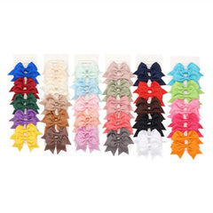 30-60pcs Baby Girls Bow Hair Pins Hair Clips For Party