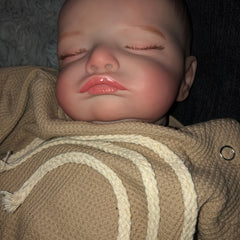 18" Hand Painted Reborn Baby Doll with Visible Veins