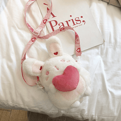 Cartoon Bunny Plush Bag Coin Purse for Girls