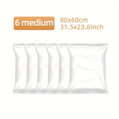 6pcs Vacuum Compression Storage Bag for Clothes Blankets Shirts