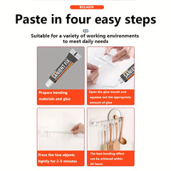 5pcs 12g Strong Nail Adhesive Waterproof Punch Quick Dry Adhesive