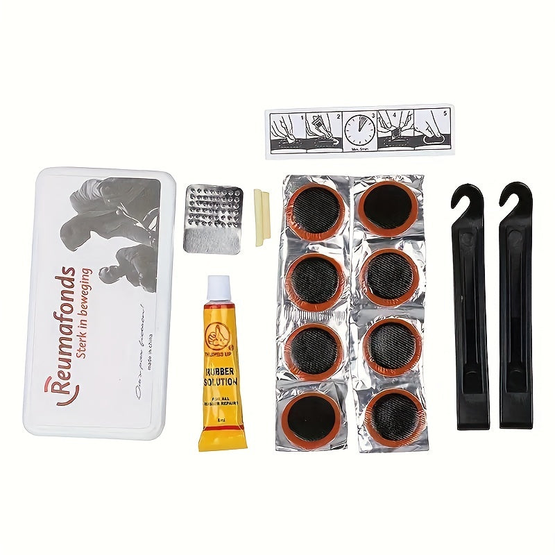 Bike Repair Kit Tire Patch Multifunction Puncture Set