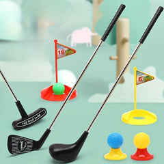 Kids Golf Club Set Parent Child Outdoor Sports Toy