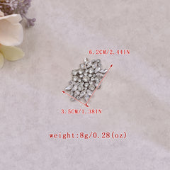 2pcs Rhinestone Applique Patches for Wedding Dresses