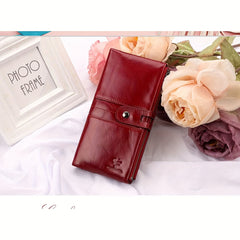 HUMPAUL RFID Blocking Leather Wallet Clutch