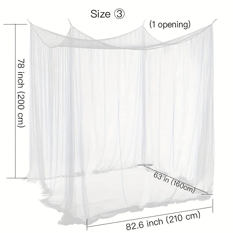 Durable Canopy Mosquito Net for Double to King Size Beds & Camping