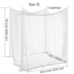 Durable Canopy Mosquito Net for Double to King Size Beds & Camping