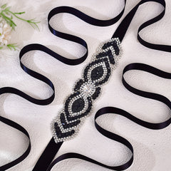 Crystal Star Theme Women's Belt for Halter Gown