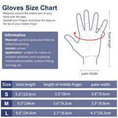 Winter Gloves with Touch Screen and Anti-slip Palm